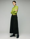 Textured Relaxed Wide-Leg Pants