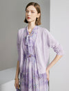 Lightweight Solid Color V-Neck Knit Cardigan