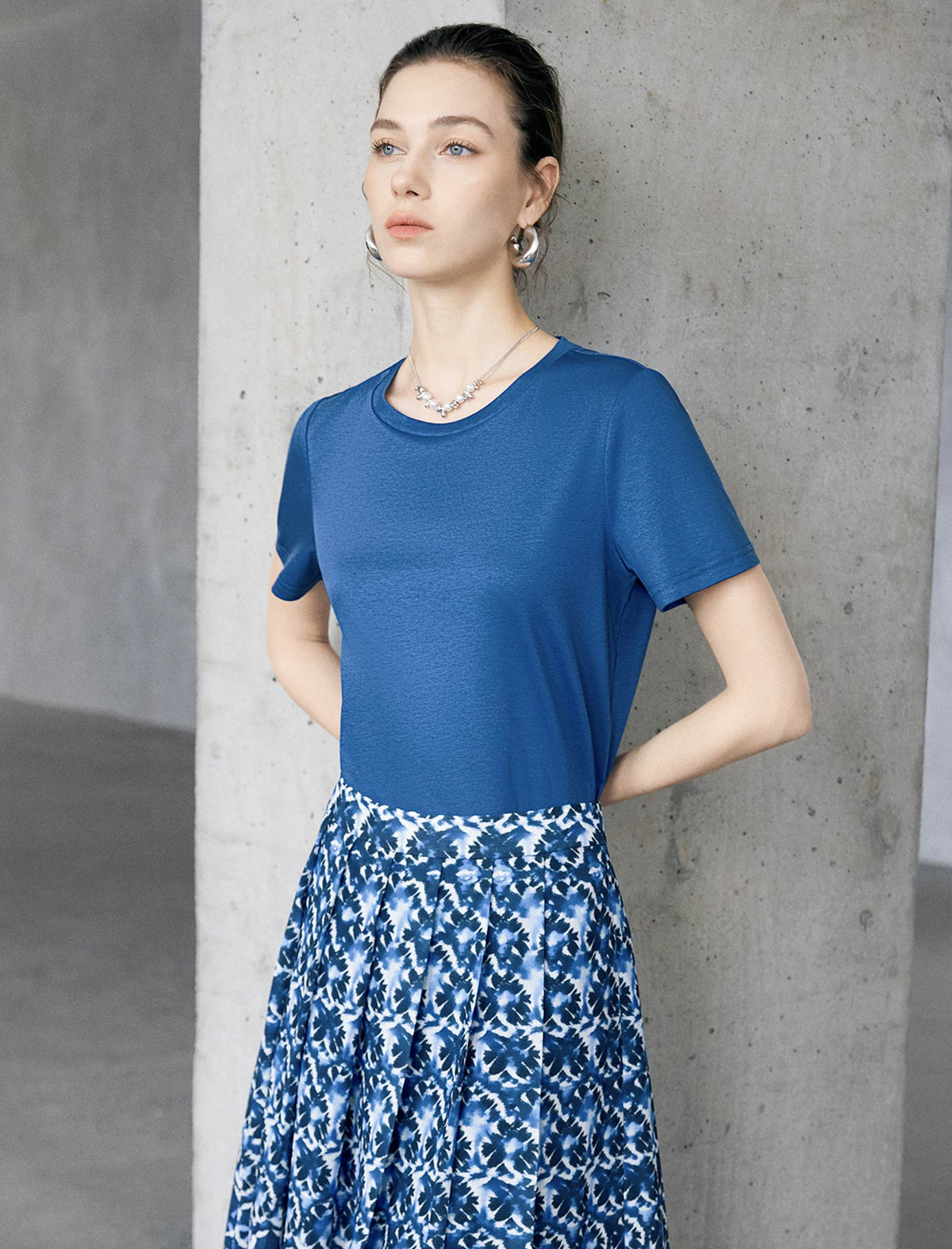 Casual Crew‑Neck Short‑Sleeve T‑Shirt