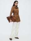 Classic Double-Breasted Trench Coat