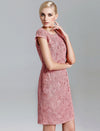 Lace Waist-Cinched Dress