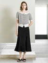 Classic Striped Short Sleeve Knit Top