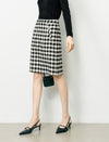 Plaid High-Waist Vintage Mini Skirt