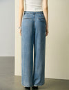 Light Wash Straight-Leg Jeans