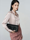 Mulberry Silk Button-Down Shirt