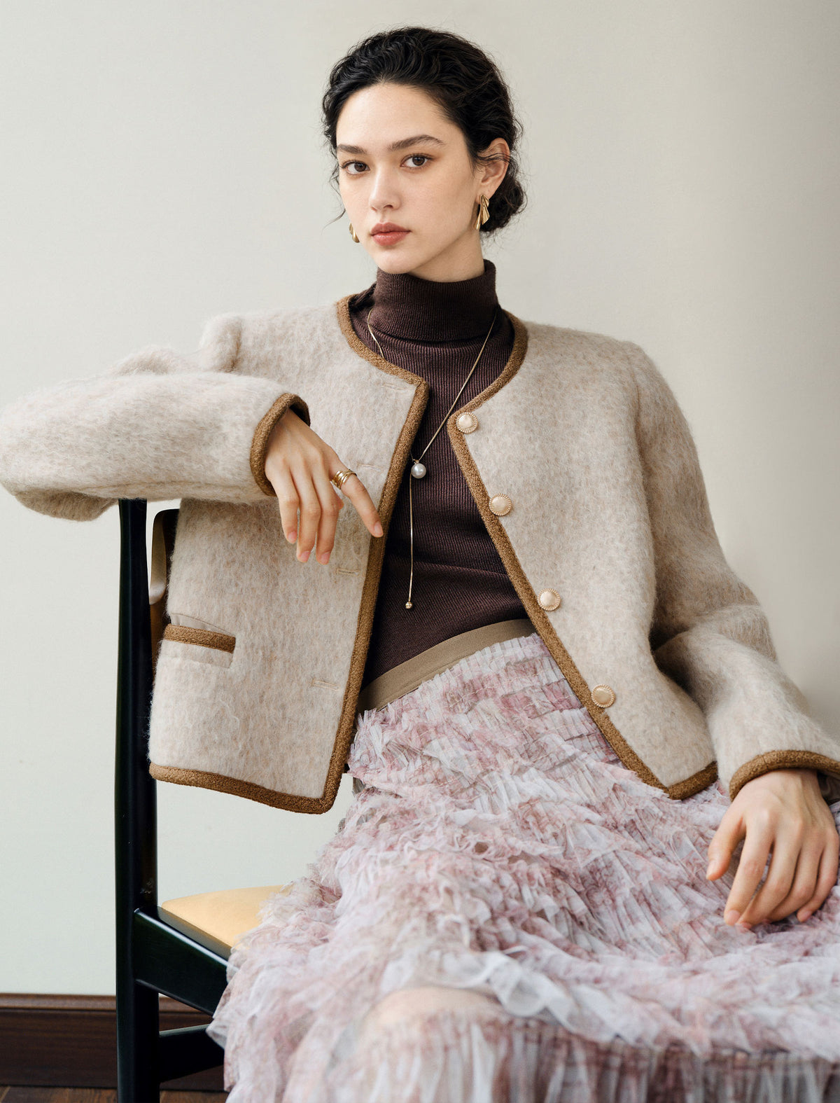 Classic Wool Blend Jacket