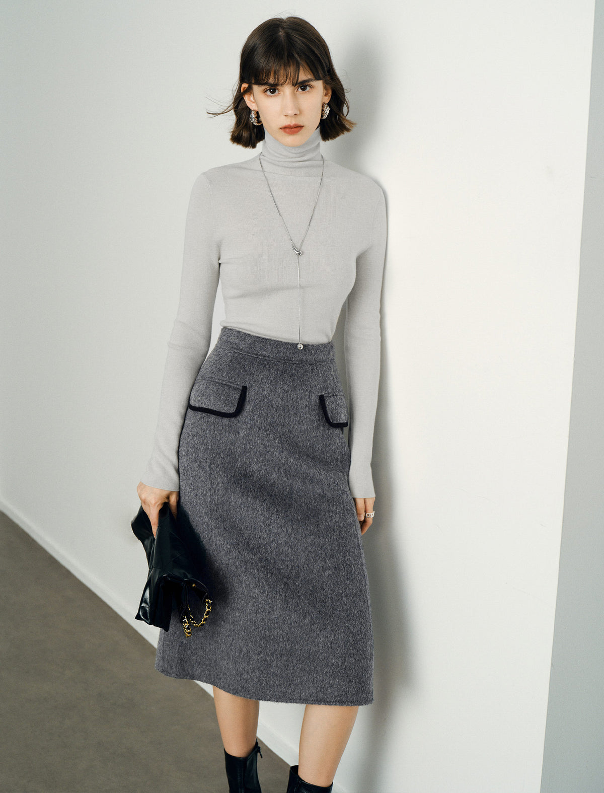Turtleneck Slim Fit Base Layer Sweater