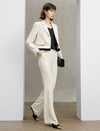 High‑Waist Flare Dress Pants