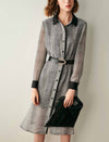 Houndstooth Shirt Dress