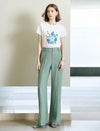 Sequin Floral Embroidered T-Shirt