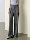 Lace Waistband Wide-Leg Pants
