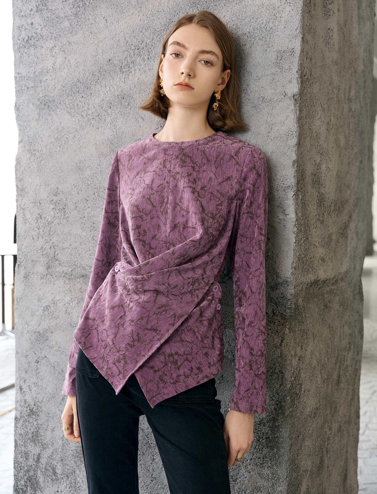 Classic Floral Print Top