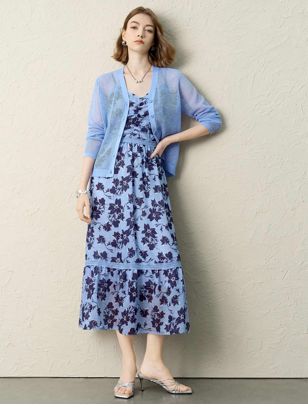 Tencel Linen Blend Lightweight Cardigan