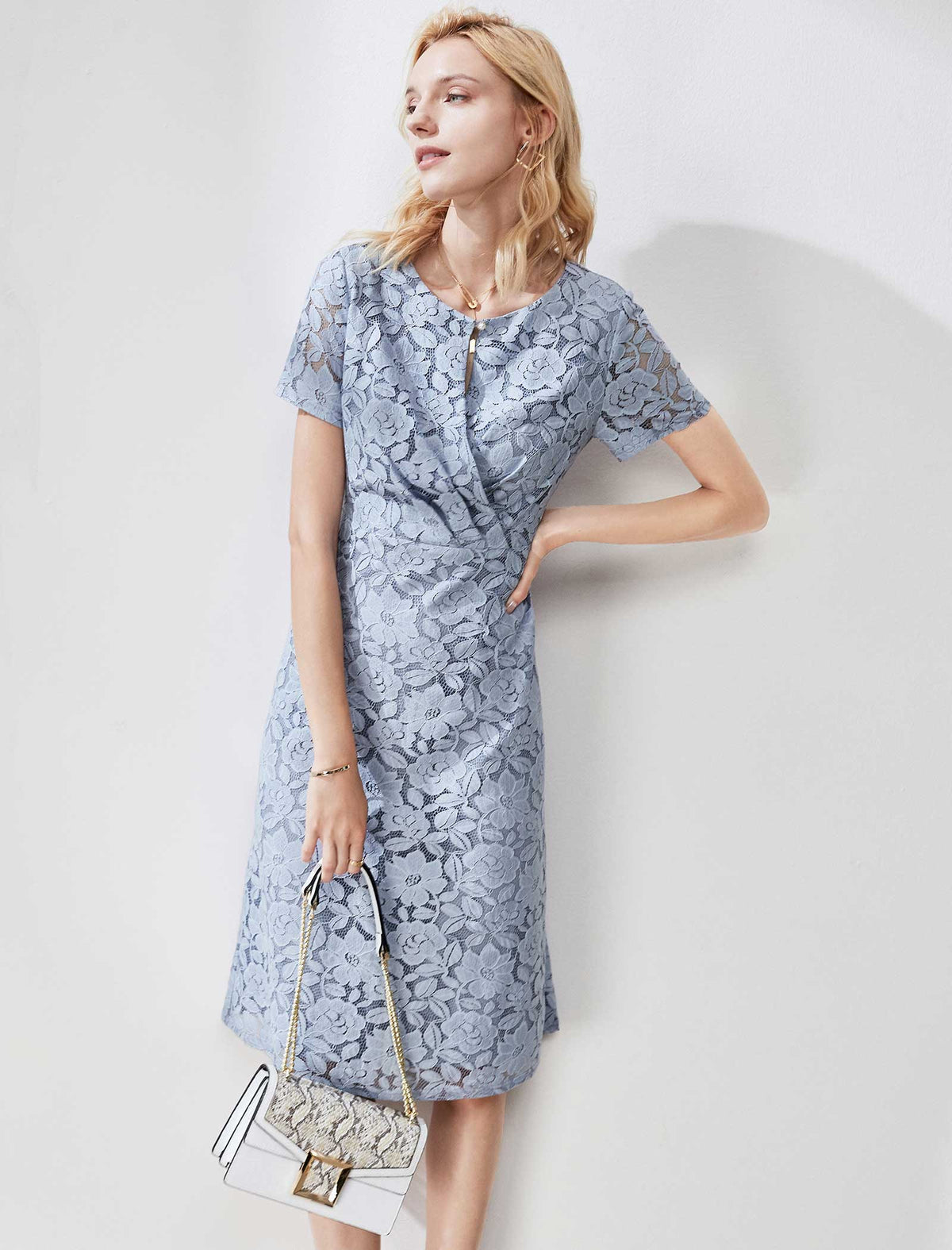 Flattering Lace A-Line Dress