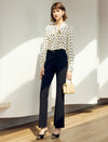 Floral Print Relaxed Straight-Fit Blouse