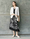 Elegant Three-Quarter Sleeve Blazer