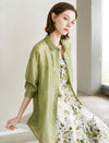 Sheer Button Up Shirt
