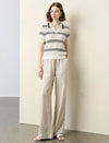 The Effortless Pointelle Stripe Polo