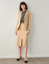 Classic Refined Straight-Fit Skirt