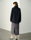 Charcoal Grey Wool Blend Jacket