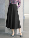 High-Waist Slimming Midi Umbrella Skirt