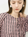 Pink Plaid Loose High-End Shirt