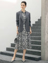 Notched Lapel Single Button Tailored Blazer