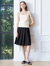 Square‑Neck Knit Tank Top