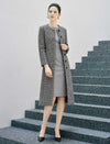 Wool Blend Snap-Front Belted Pocket Coat