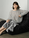 Velvet Mermaid Midi Skirt