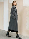 100% Wool Notched Lapel Overcoat
