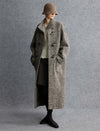 Textured Wool-Alpaca Blend Duffle Coat