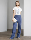 Embroidered Sequin Flowers T-Shirt