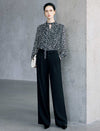 Vintage Polka Dot Long Sleeve Shirt