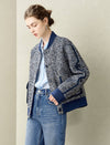Tweed Wool-Blend Bomber Jacket