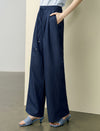 Drawstring Wide-Leg Pants