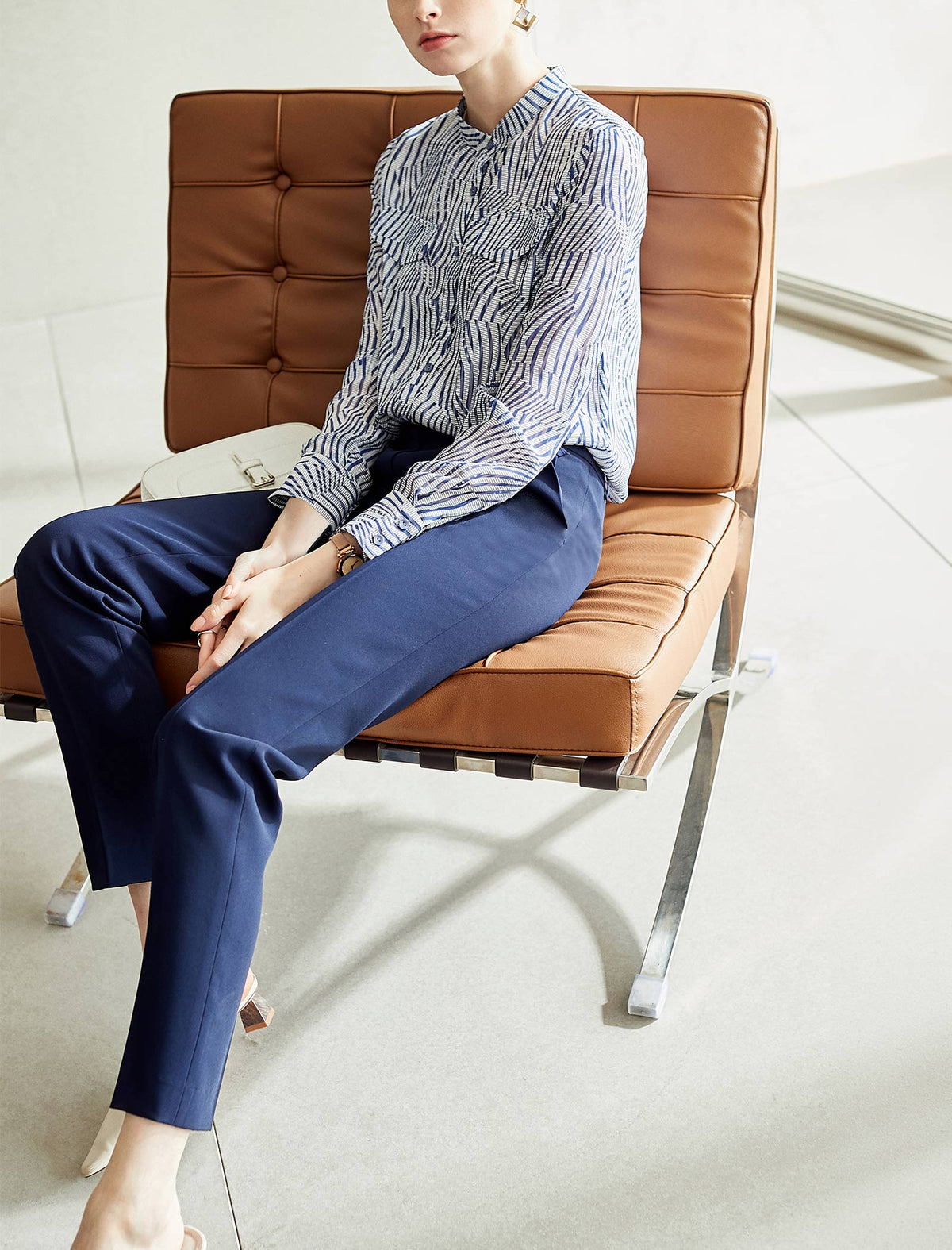 Classic Fitted Tailored Pants