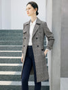 Plaid Belted Trench Coat