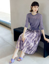 Tie Dye Midi Skirt