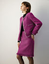 Sparkle Tweed Cropped Jacket