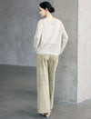 Thin Mesh Sparkly Long Sleeve Pullover