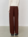 High Waist Wide‑Leg Long Trousers