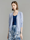 Lightweight Solid Color V-Neck Knit Cardigan
