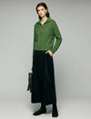 Textured Relaxed Wide-Leg Pants