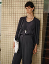 Flowy Drape Front Jacket