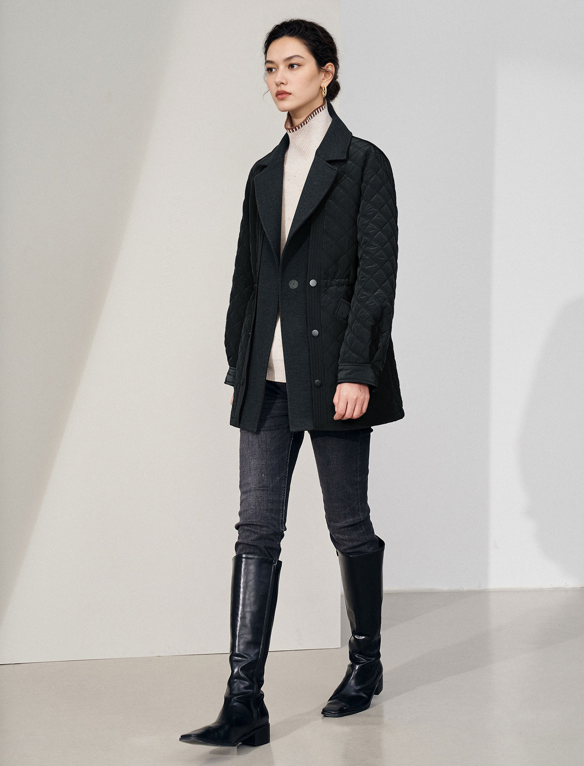 Classic Quilted Padded Coat