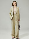 One Button Relaxed Fit Blazer