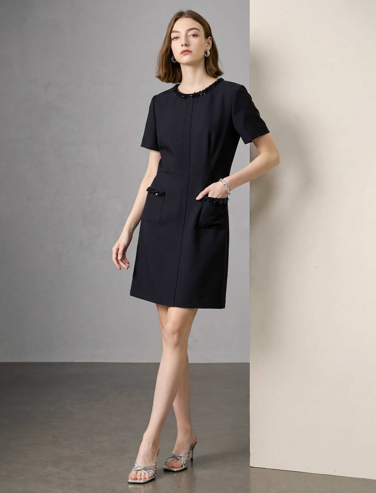 Sequin Embellished Dress