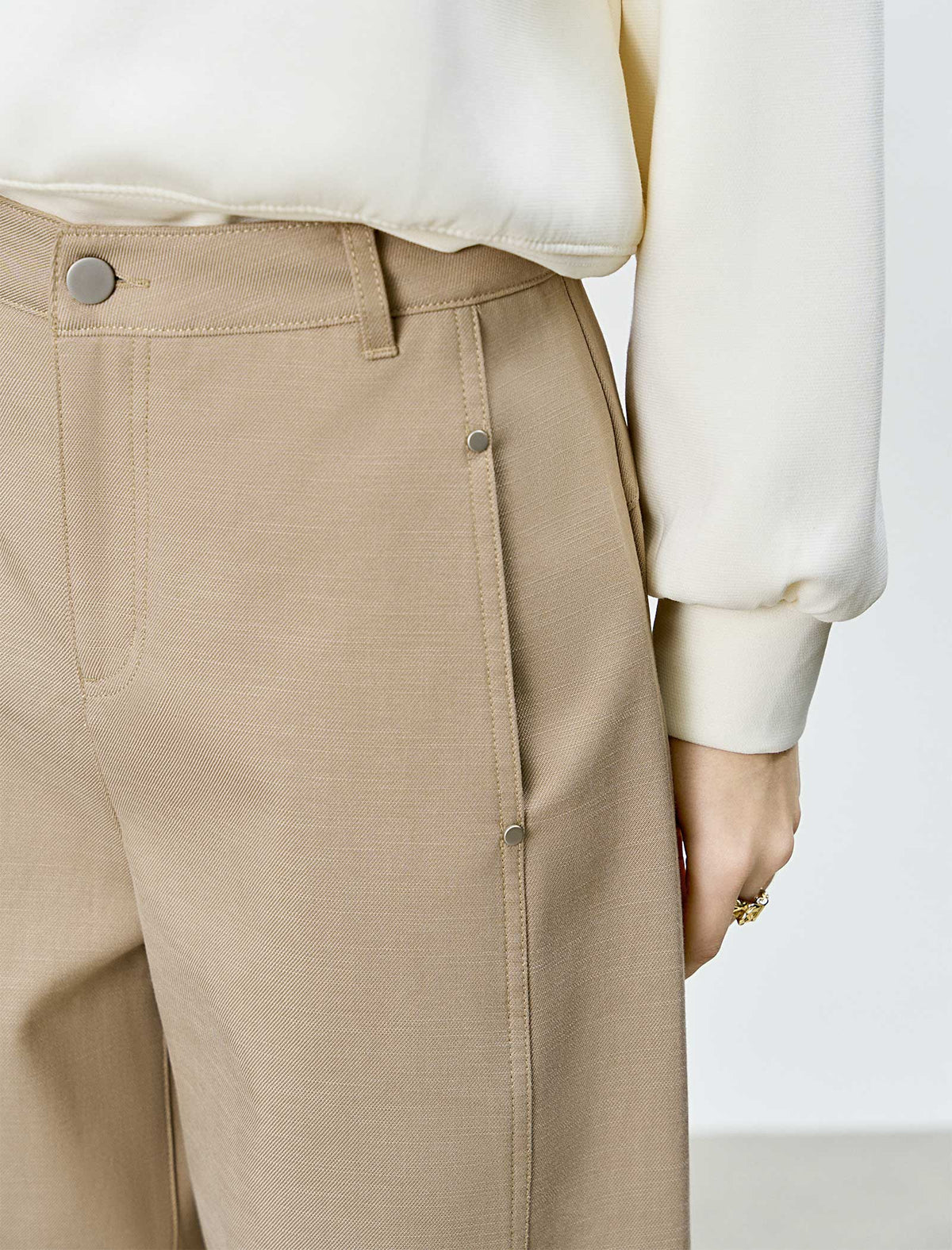 Wide‑Leg Casual Pants