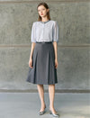 Embellished Collar Puff Sleeve Blouse